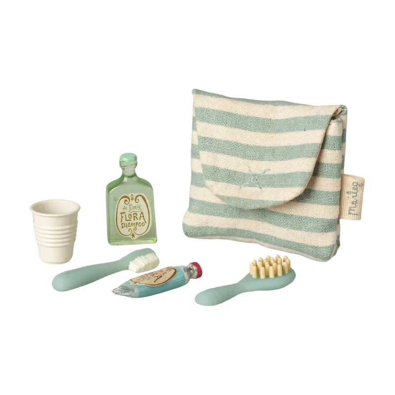 Set de cepillos de dientes con bolsa ratón Maileg