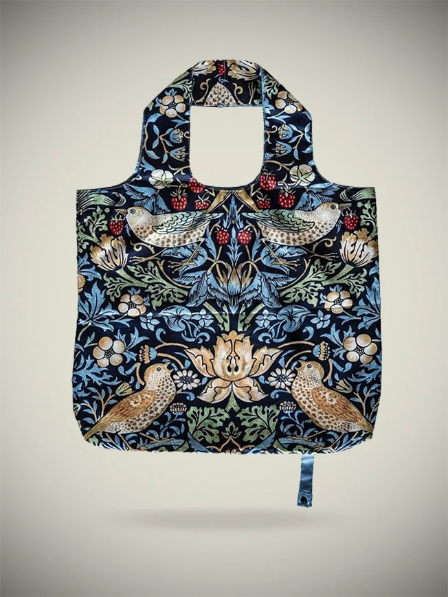 Bolsa Plegable 'Strawberry Thief' - William Morris
