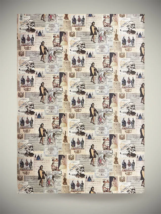 Papel Envoltorio 'Opera Collage' - 100x70 cm