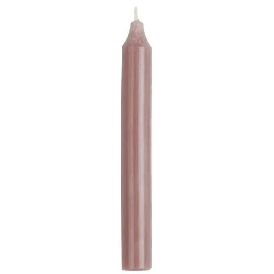 Vela cilíndrica rosa palo