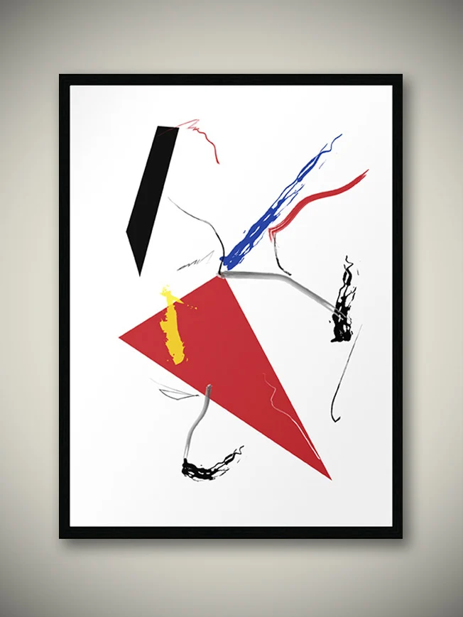 Lámina Decorativa 'Puzle Abstracto No I'