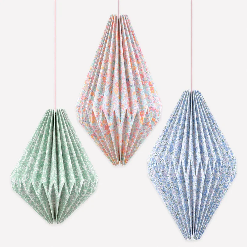 Lanternas de origami Liberty London / 3 unid.