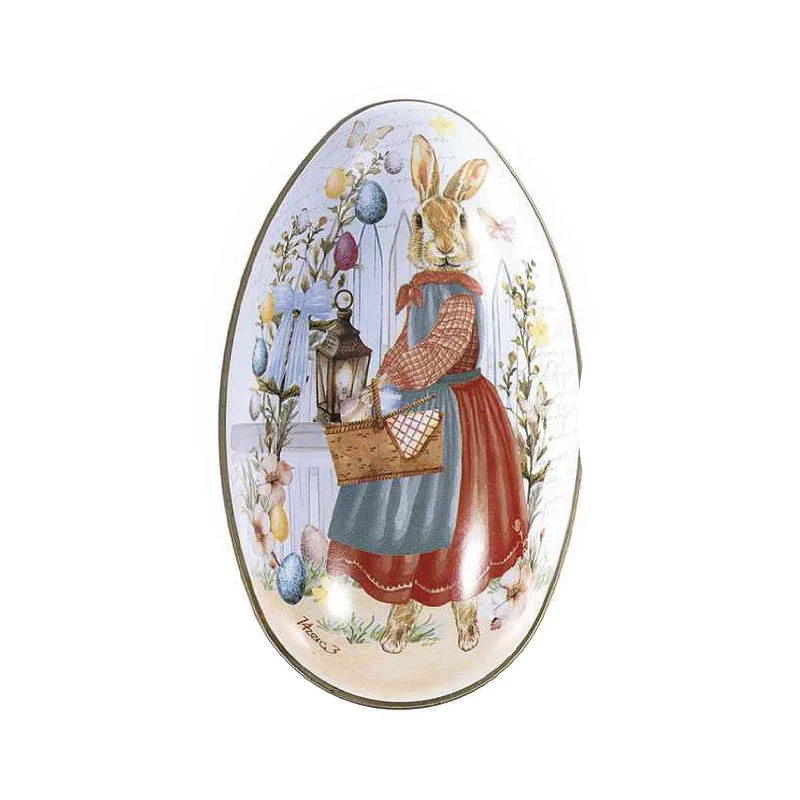 Cajita de metal pascua vintage Bunny M