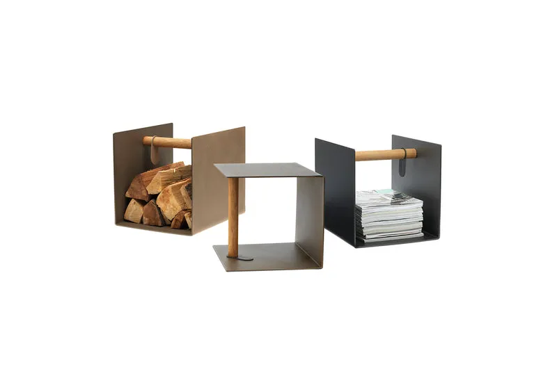 CONTAINER -LEATHER NUPO/ALU/OAK