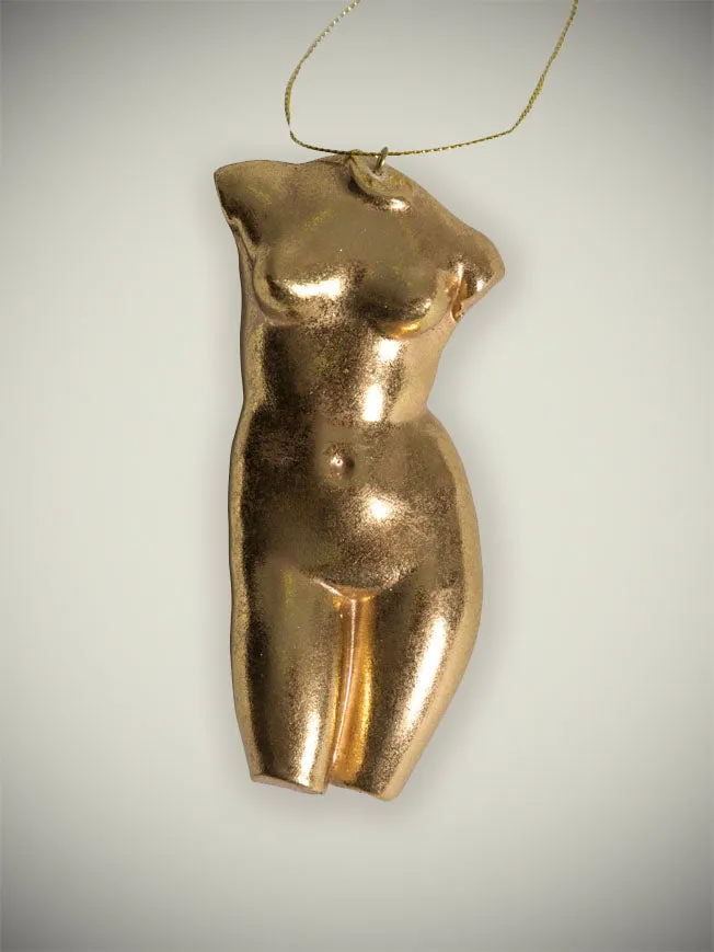 Decoración 'Torso de Venus' Dorado