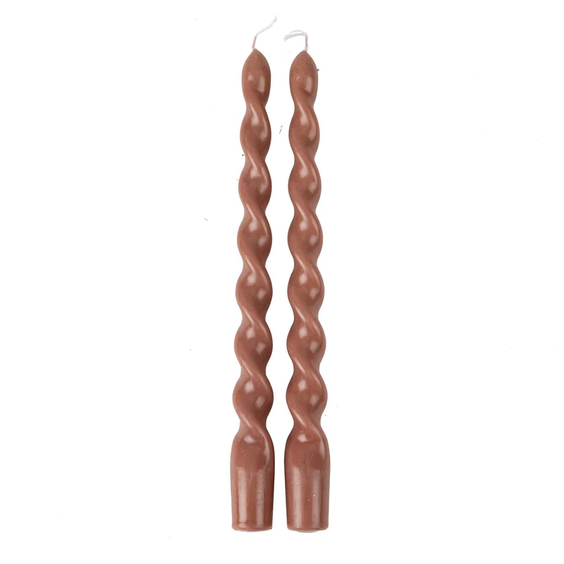 Conjunto de velas em espiral para doces / 2 unid.