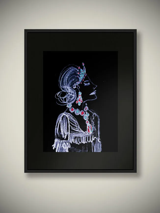 Lámina Decorativa 'Sangre Azul'