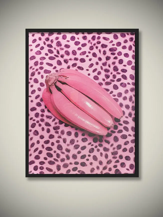 Cuadro Decorativo 'Pink Bananas' - 50x70