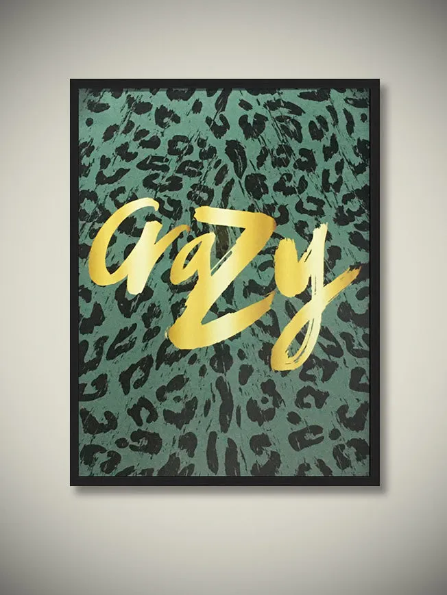 Cuadro Decorativo 'Crazy Leopard' - 50x70