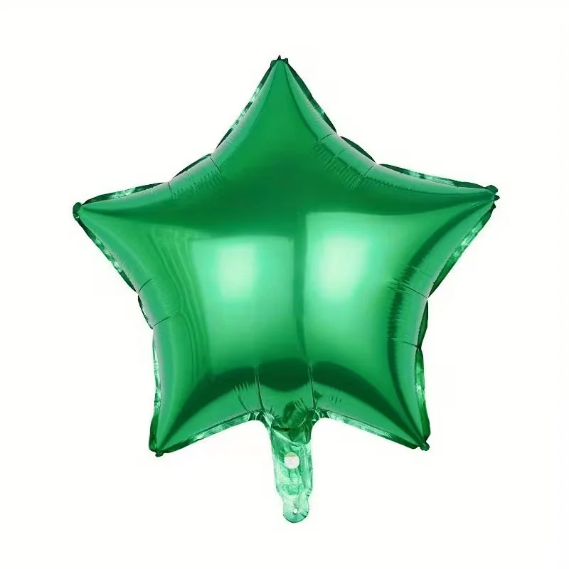 Globo foil estrella Verde Basic