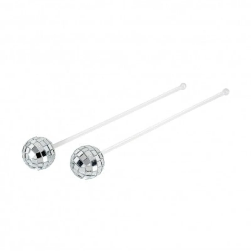 Mezcladores de cocktail Disco Ball / 2 uds.