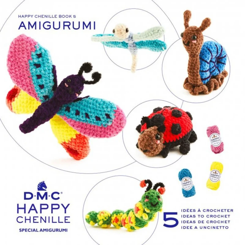 Libro de Creación de Amigurumis - Insectos - DMC Happy Chenille Nº 5