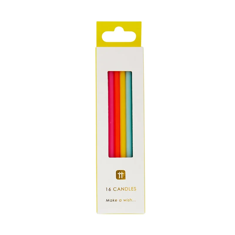 Mistura de velas multicolor M / 16 pcs.