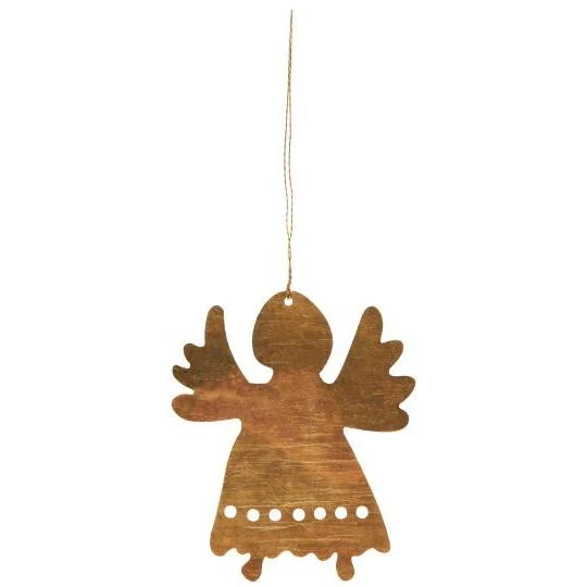 Pendente anjo em latão banhado a ouro