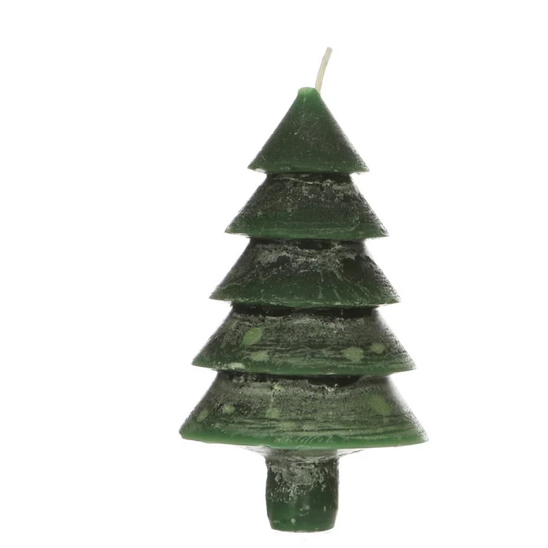 Velas árbol de Navidad verde oscuro