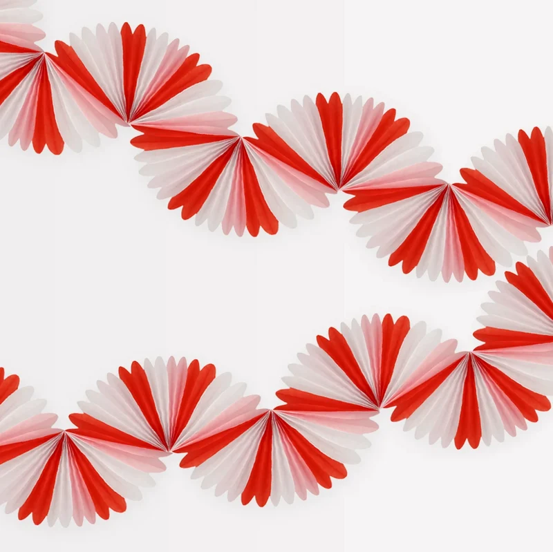 Guirlanda de leque Candy Cane
