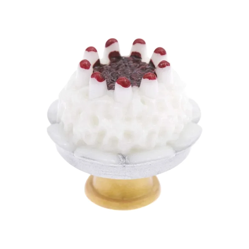 Tarta de fresa miniatura ratón