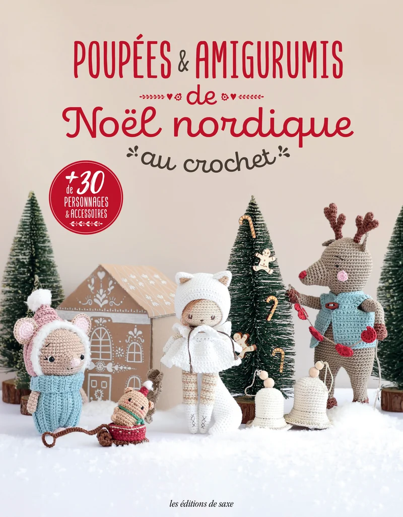 Libro de Patrones - Amigurumis y Muñecos de Ganchillo Navideños Estilo Nórdico