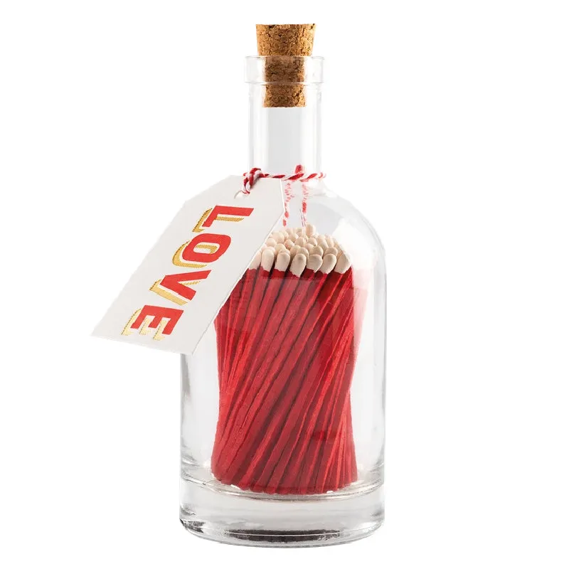 Cerillas en botella Love