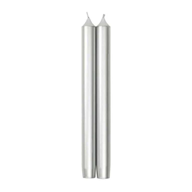 Set velas largas plata