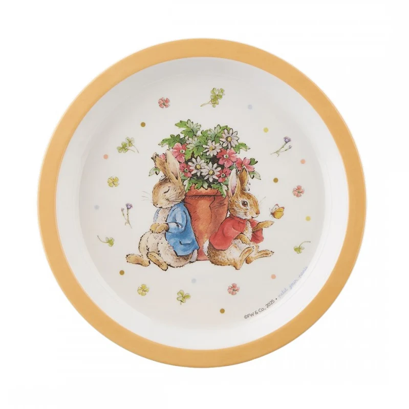 Plato de postre Spring Flower Peter Rabbit