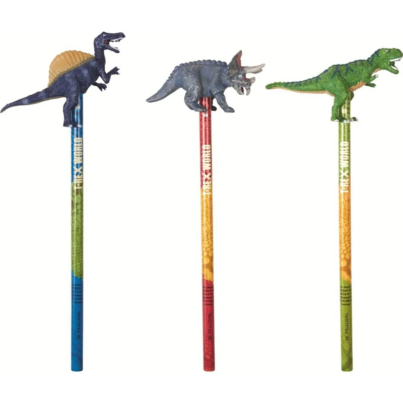 Lápiz con topper T-Rex World