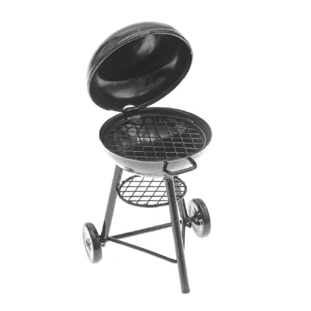 Barbacoa de metal miniatura ratón