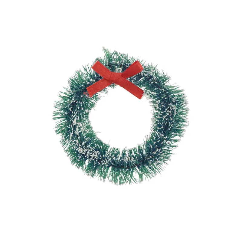 Corona de Navidad para puerta miniatura ratón / 2 uds.