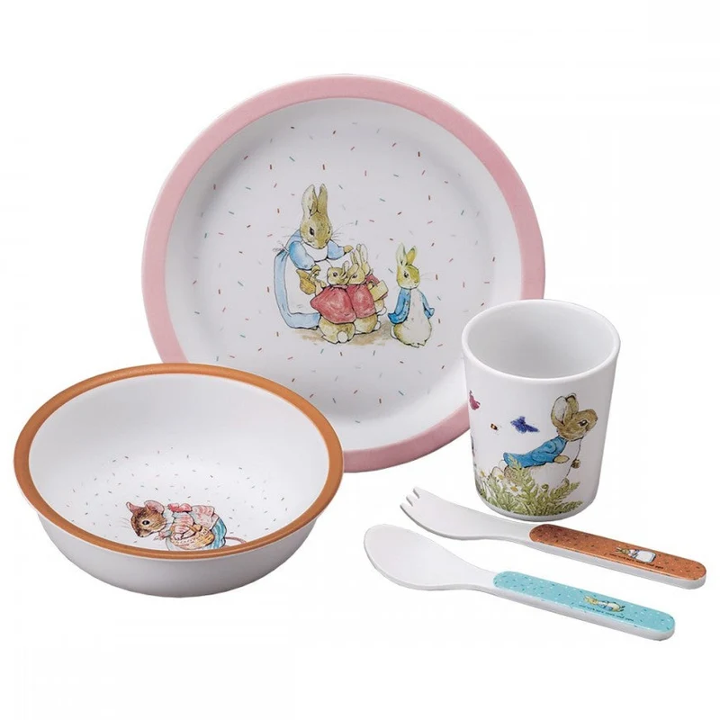 Pack Vajilla melamina Peter Rabbit