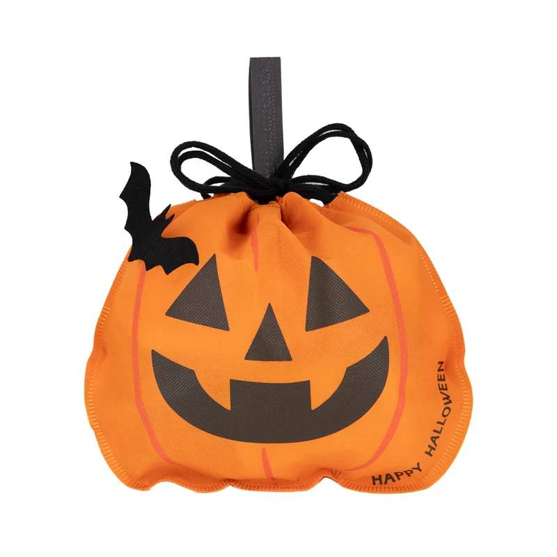 Bolsa Trick or Treat calabaza con asa