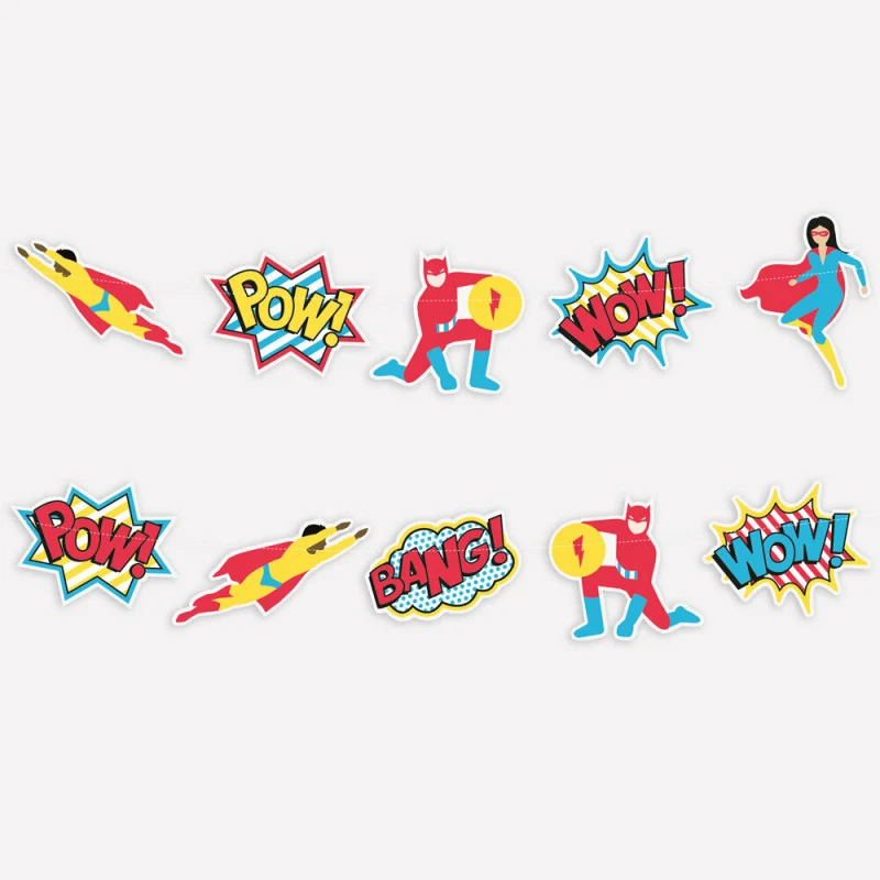 Grinalda de super-heróis