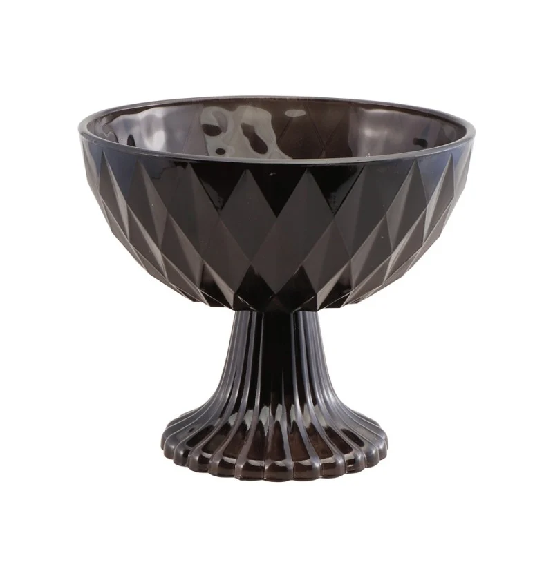 Copa L cristal tallada con base