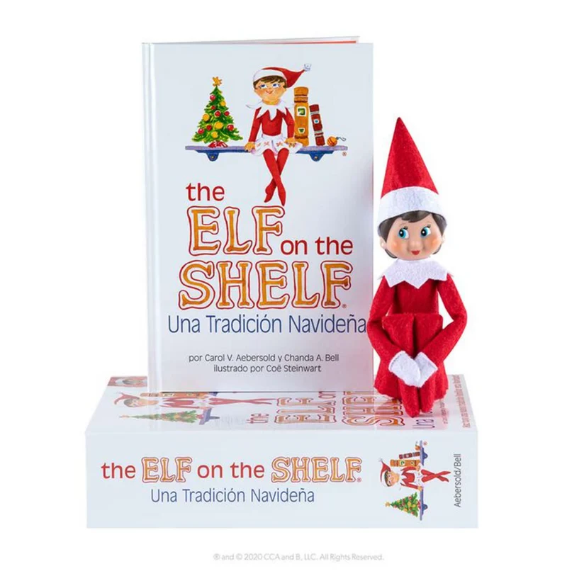 Pack cuento y elfa niña original The Elf on the Shelf®