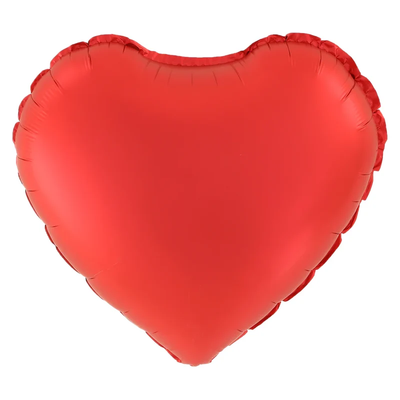 Globo Foil Corazón Rojo mate