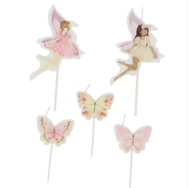 Velas de conto de fadas / 5 peças.