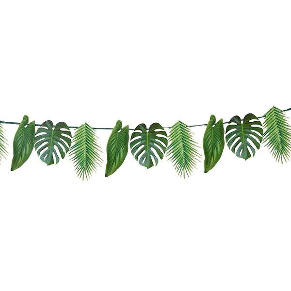 Guirnalda mix hojas tropicales
