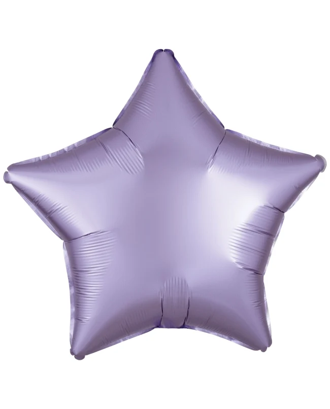 Globo Mylar estrella satin Lila
