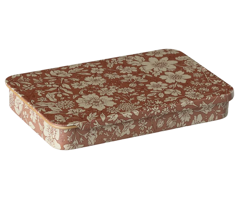 Caja metal con tapa corredera Blossom Rosa