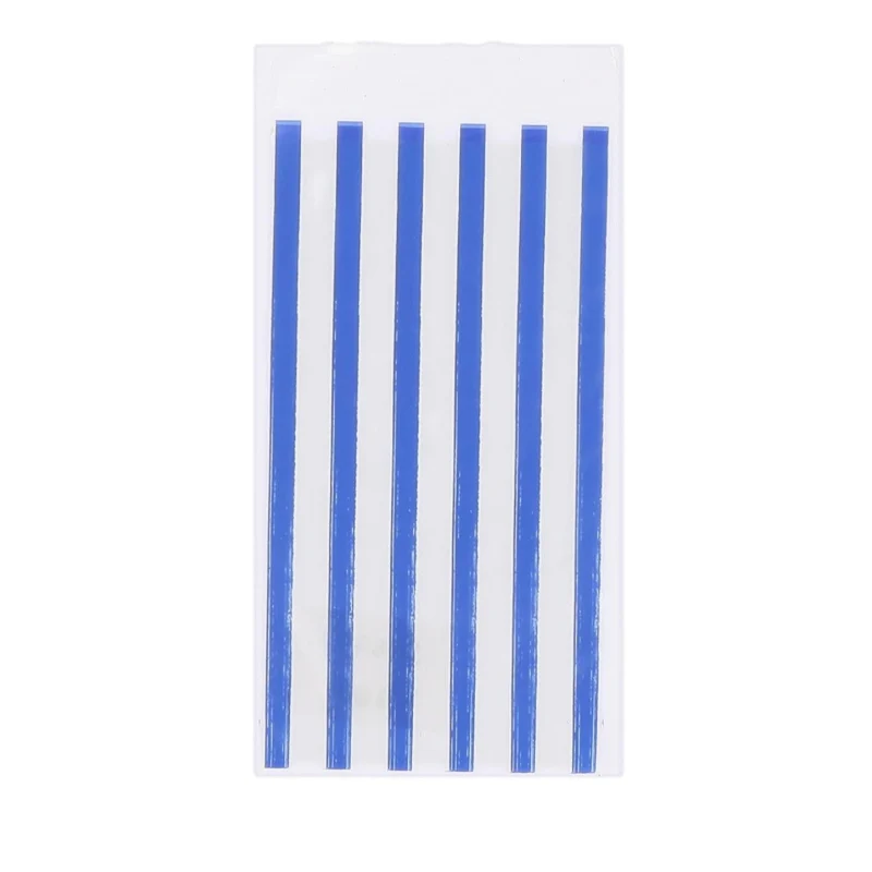 Bolsa de celofán rayas azules 10 uds.