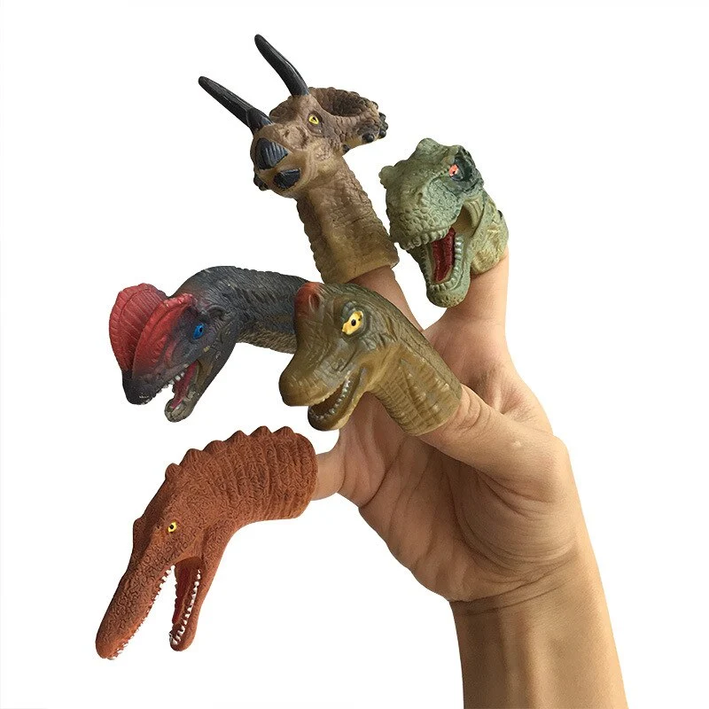 Marionetas dedos dino