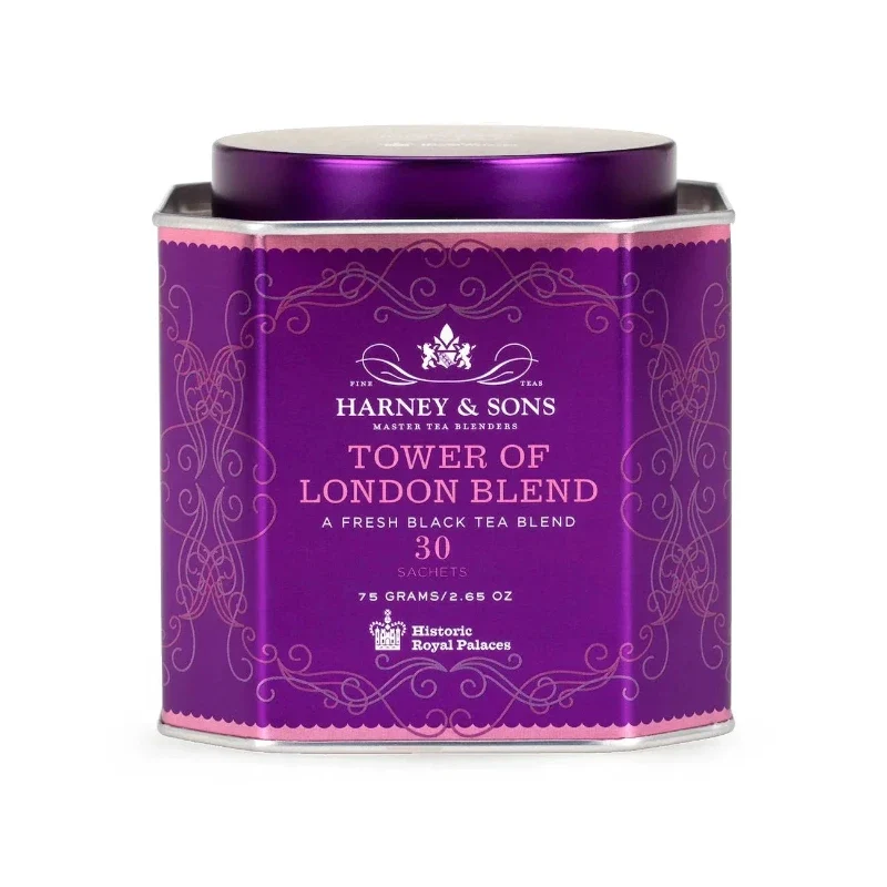 Lata de té Tower of London Harney & Sons / 30 uds.