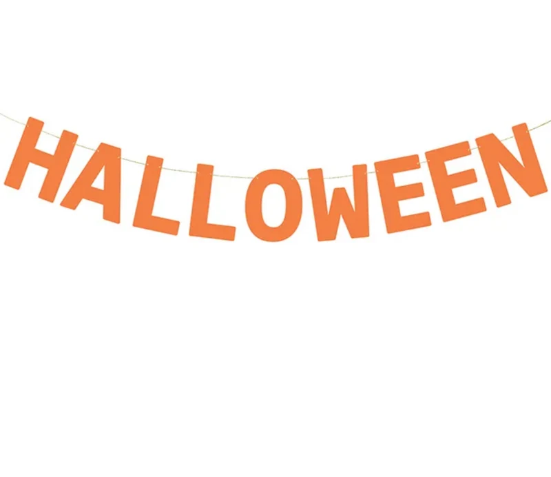 Grinalda Halloween dourada