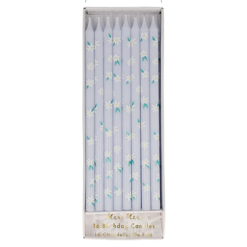 Velas impressas Daisy / 16 pcs.