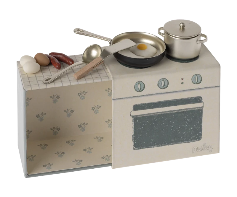 Kit cocina miniatura ratón Maileg