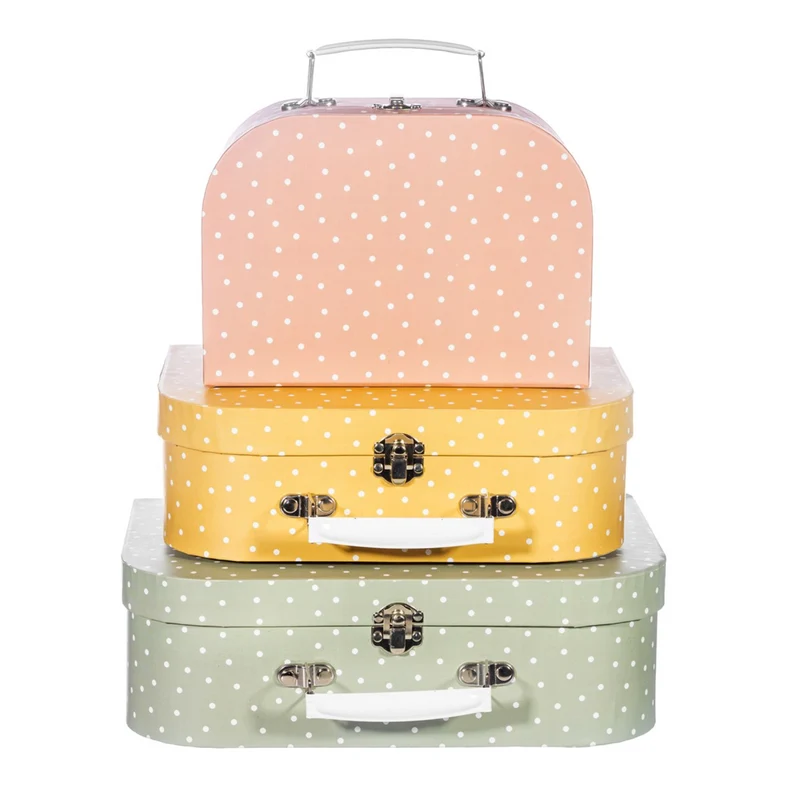 Maleta estampado topo