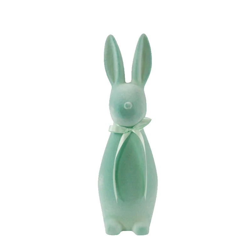 Coelhinho de Veludo da Páscoa Menta M