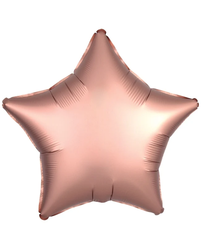 Globo Mylar estrella satin Rosegold
