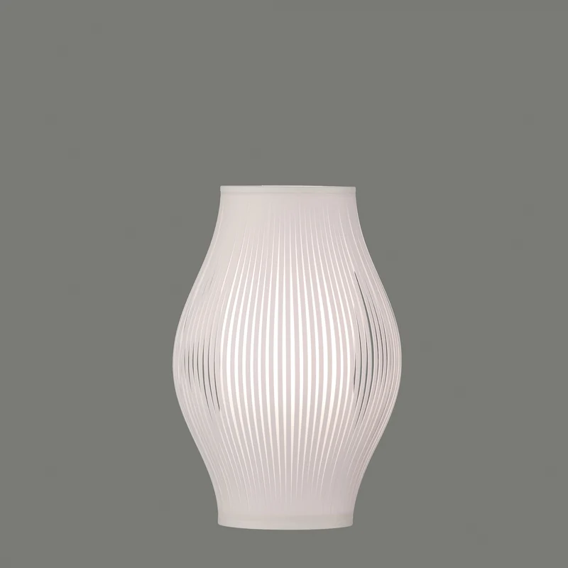 Lámpara de sobremesa LED Mirta ACB blanco E27 15W interruptor de cable S30540B