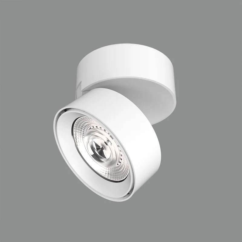 ACB Mako Plafón LED 20W 3000K orientable blanco texturado P384310B para dormitorio y pasillo