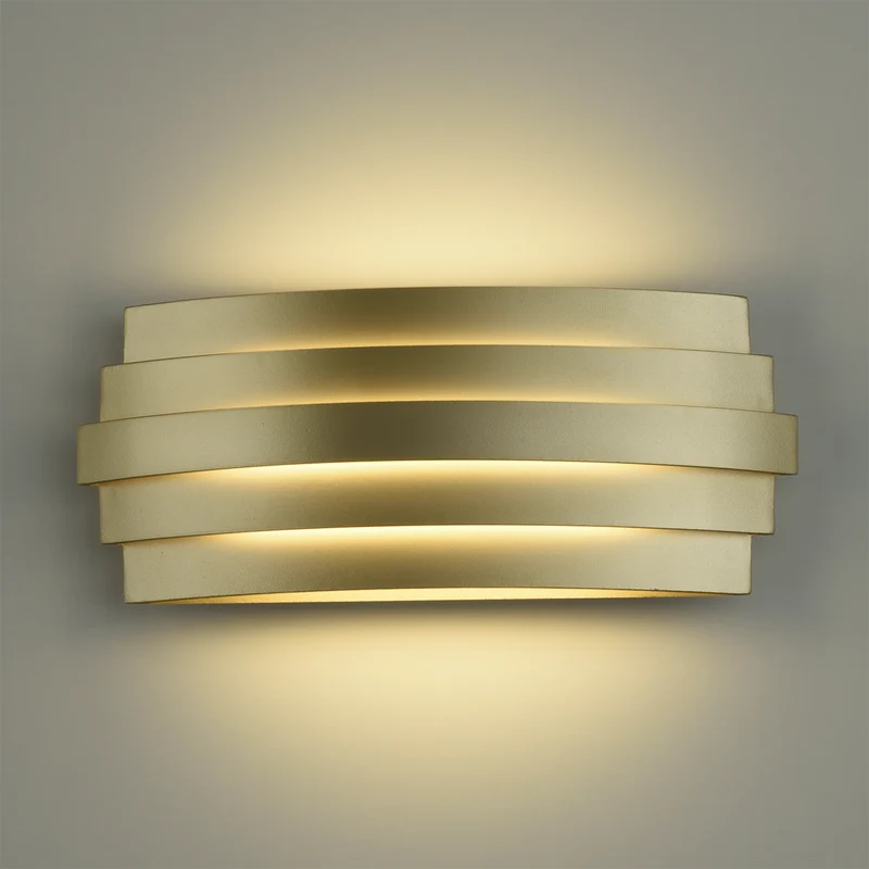 ACB Luxur Aplique LED opal oro tecnico 2700K-3000K Slide Switch A3840070O